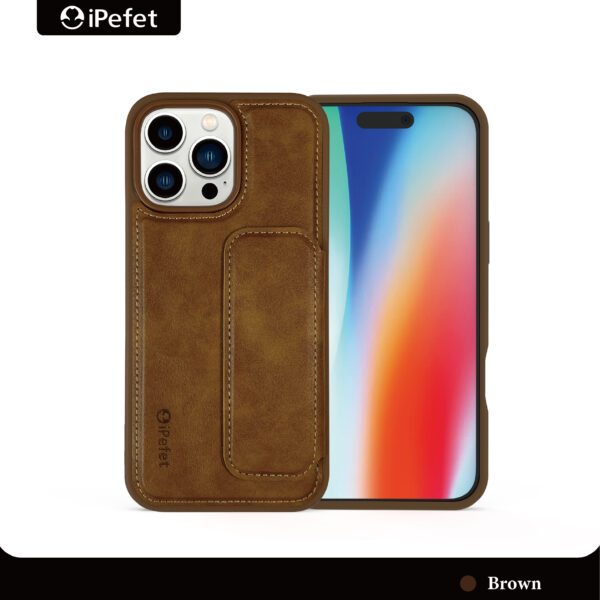 Leather Case Compatible with iPhone Series- Premium Leather Wallet Case with Kickstand and Card Slots